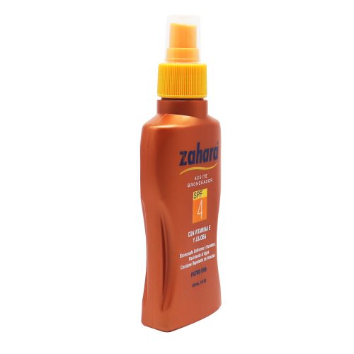 ACEITE BRONCEADOR ZAHARA SPF4 - Imagen 4