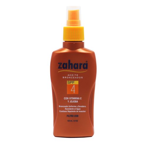 ACEITE BRONCEADOR ZAHARA SPF4