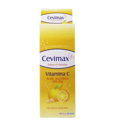 CEVIMAX 500 mg TABLETAS PLEGADIZA x 100 TABLETAS