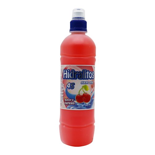 HIDRALITOS SUERO 45 CEREZA 500ML FRASCO x 500 mL