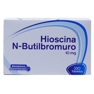 HIOSCINA N-BUTIL BROMURO 10 mg TABLETAS