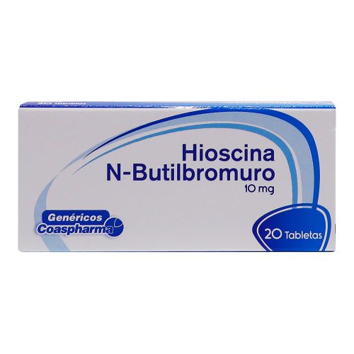 HIOSCINA N BUTILBROMURO 10 mg TABLETAS
