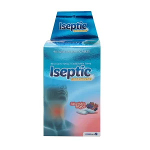 ISEPTIC FRUTOS ROJOS X 96 TABLETAS