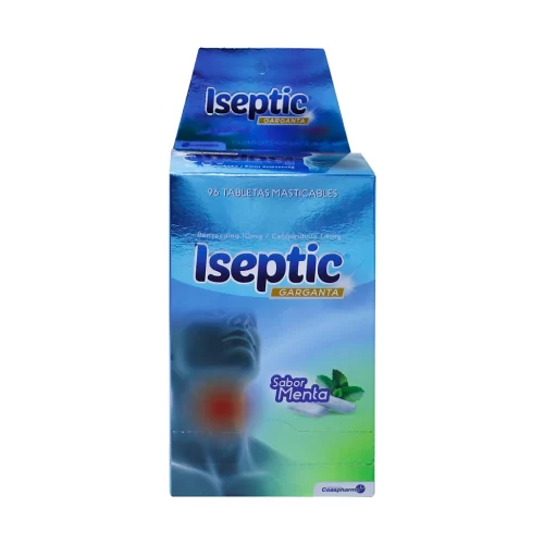 ISEPTIC MENTA X 96 TABLETAS