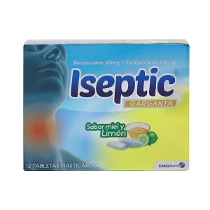 ISEPTIC MIEL LIMON X 12 TABLETAS