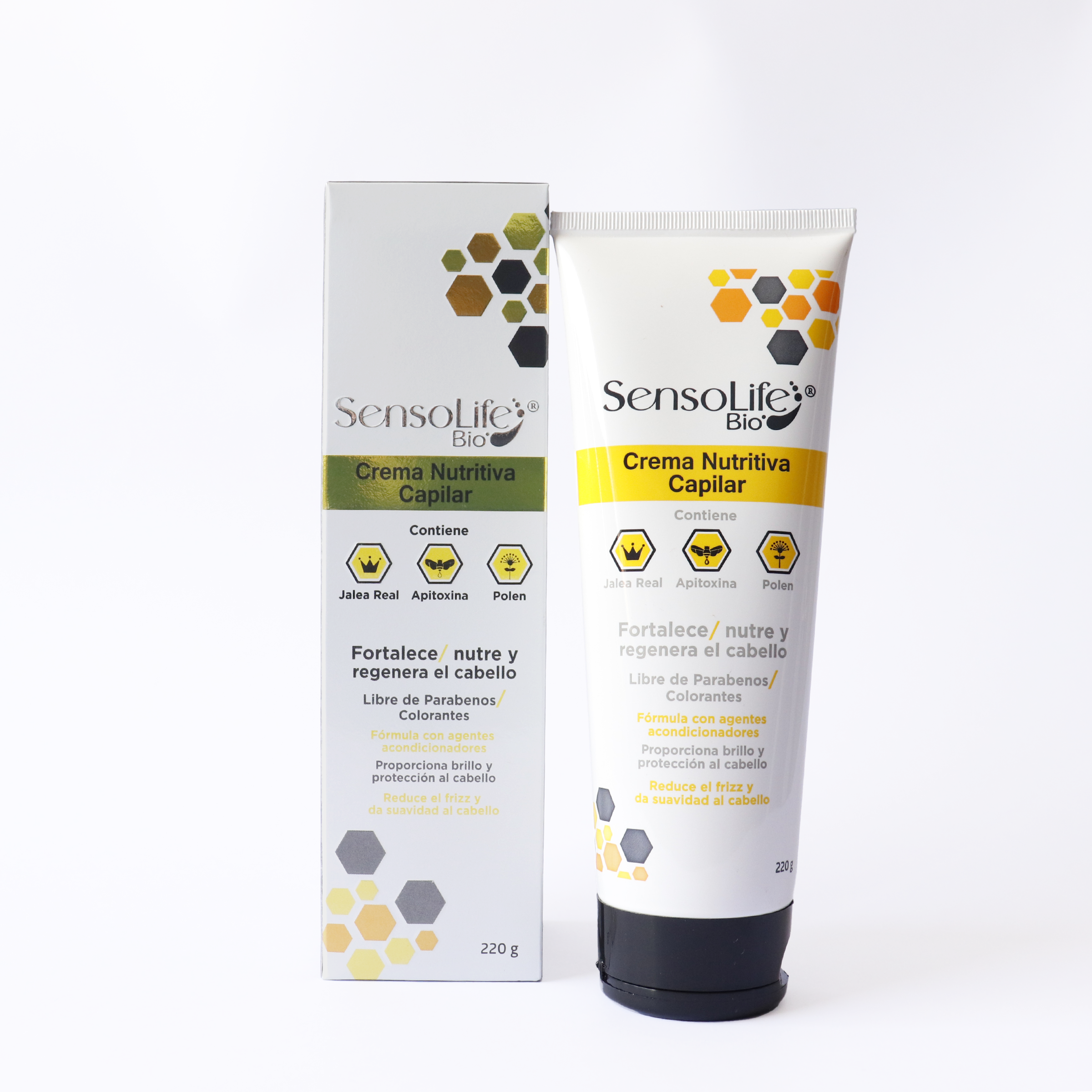 CREMA NUTRITIVA PARA PEINAR CON POLEN